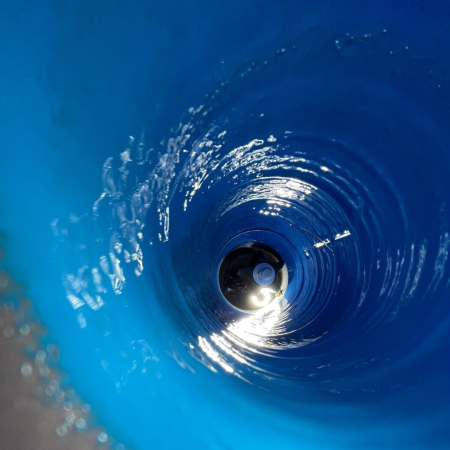 Reabilitação de Canalização com Projeção de Resina Epóxi